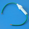 Single in-line fuse holder for glass AGC fuses